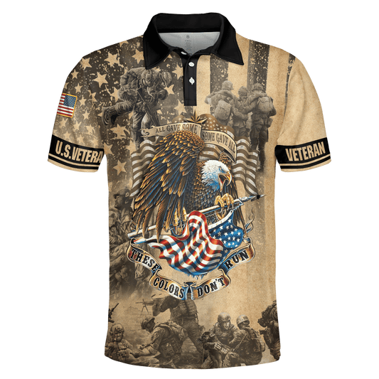Premium Unique U.S. Veteran Polo Shirt , Gifts for veterans
