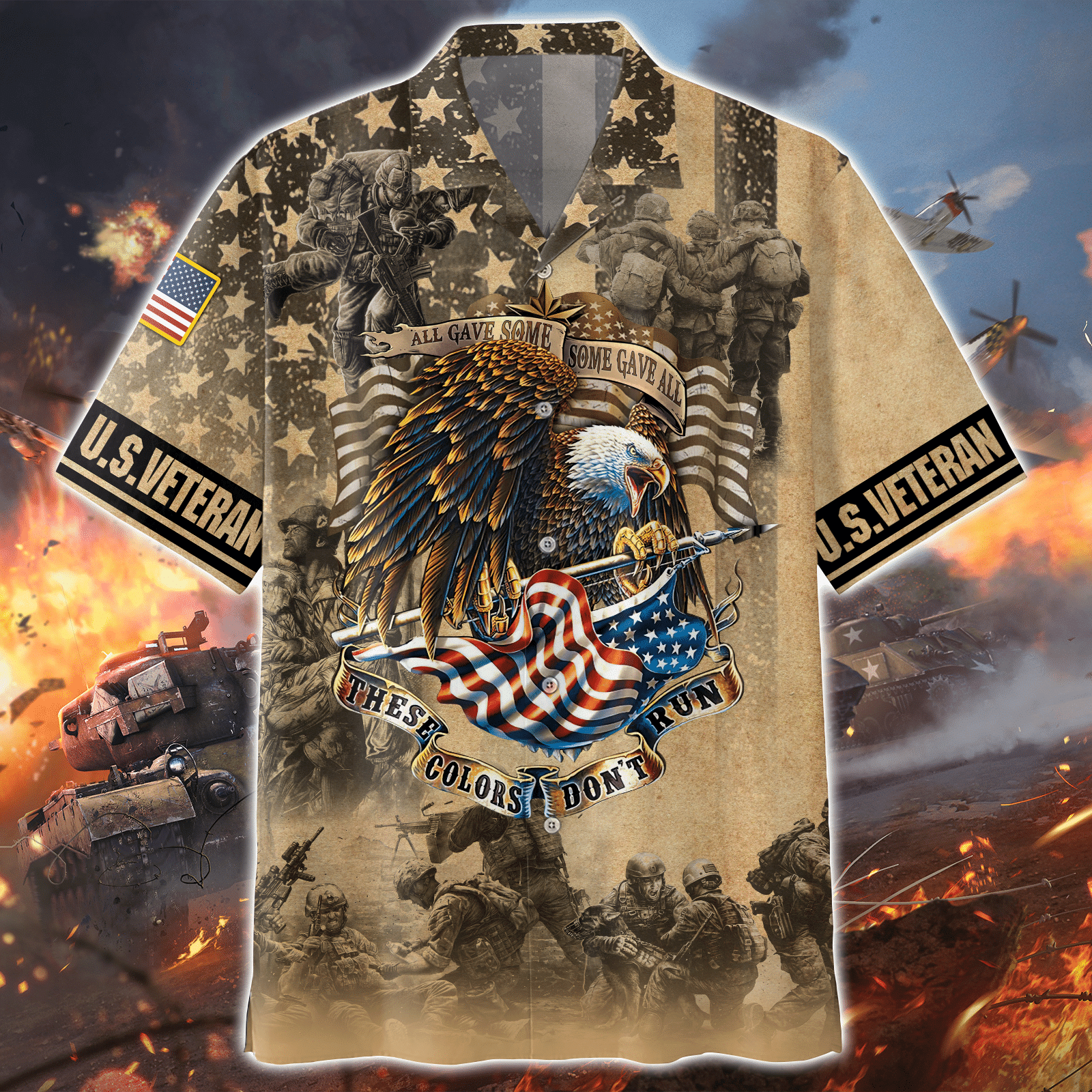 Premium Unique U.S. Veteran Polo Shirt , Gifts for veterans