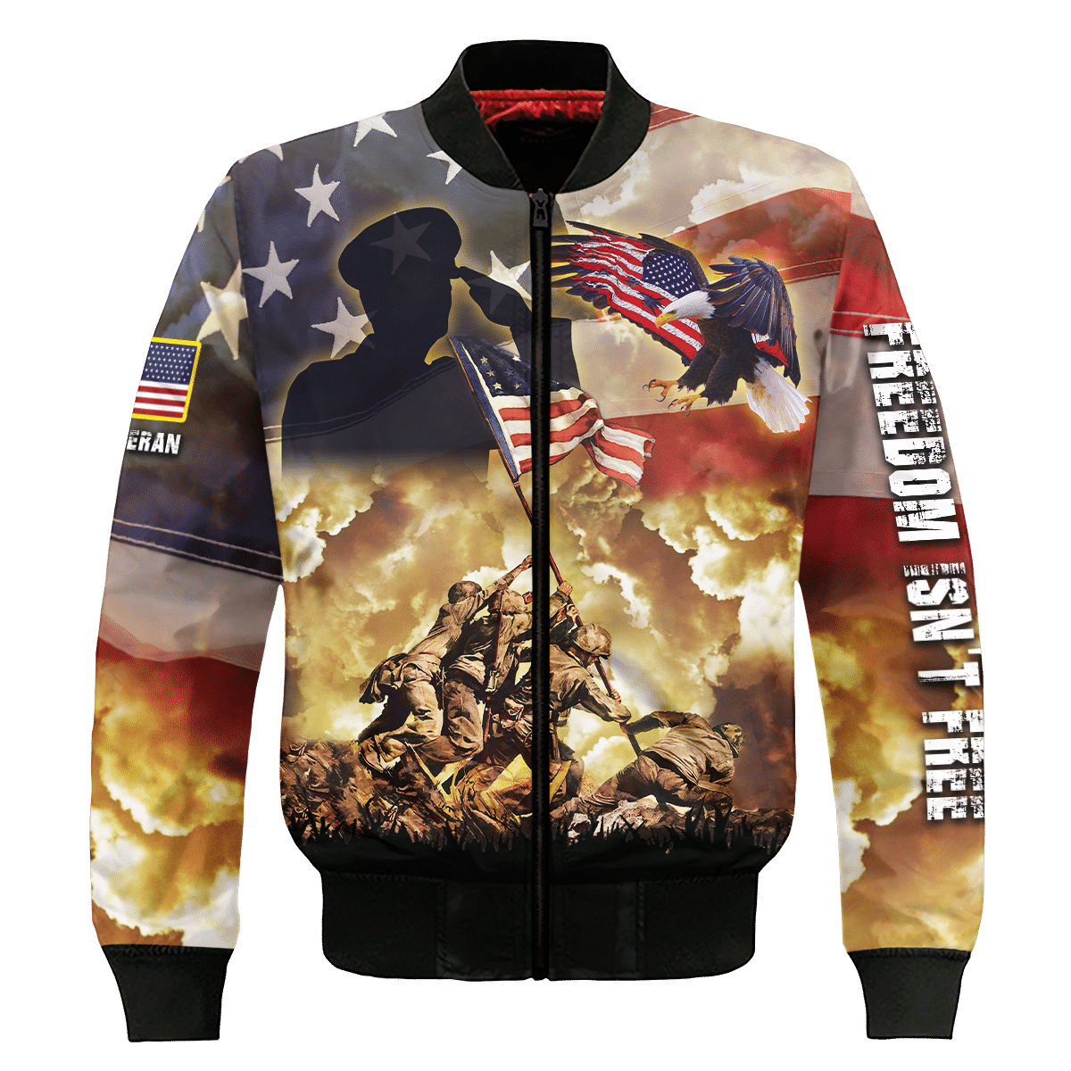 Freedom Is Not Free - US Veteran Polo Shirt , Gifts for veterans