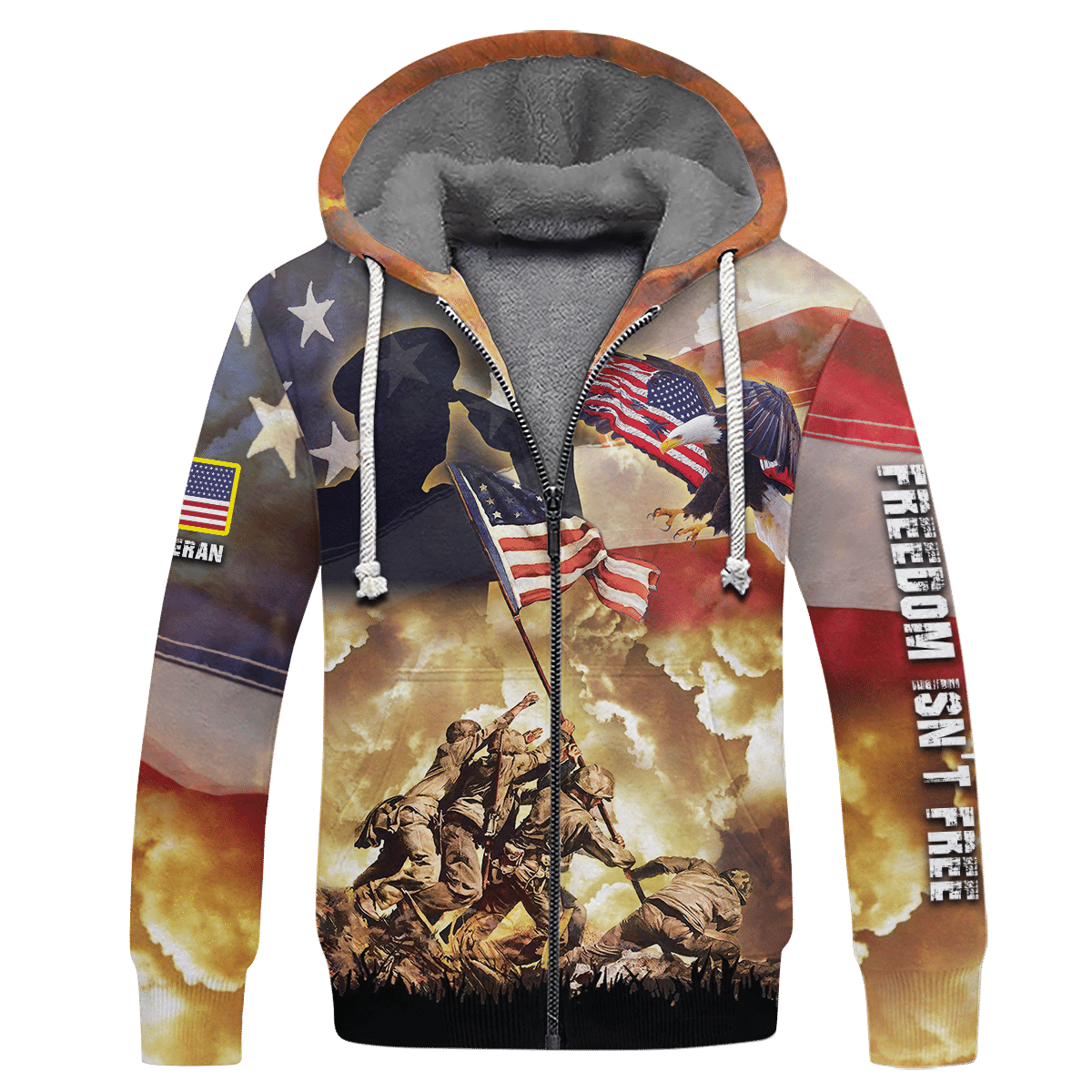 Freedom Is Not Free - US Veteran Polo Shirt , Gifts for veterans