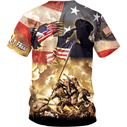 Freedom Is Not Free - US Veteran Polo Shirt , Gifts for veterans