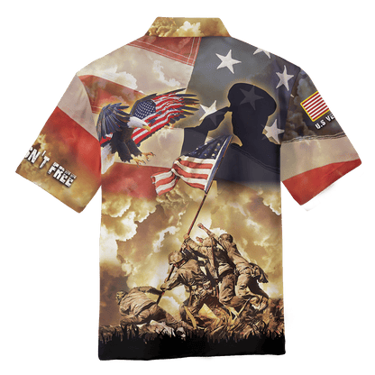 Freedom Is Not Free - US Veteran Polo Shirt , Gifts for veterans