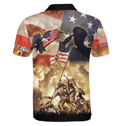 Freedom Is Not Free - US Veteran Polo Shirt , Gifts for veterans