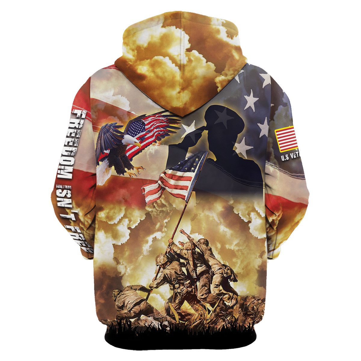 Freedom Is Not Free - US Veteran Polo Shirt , Gifts for veterans