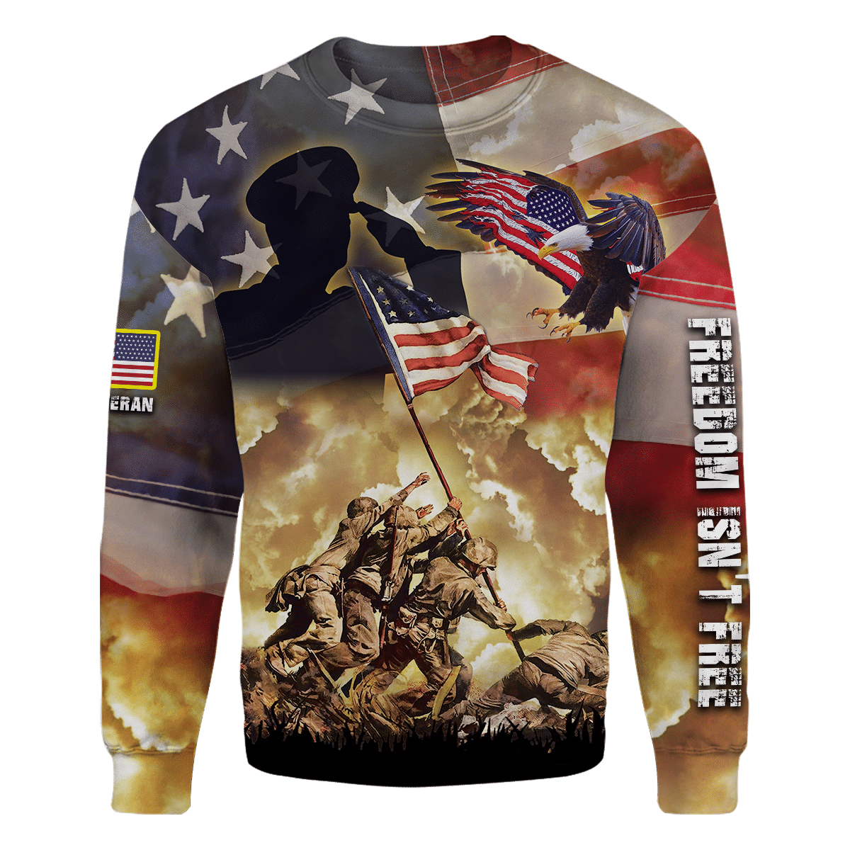 Freedom Is Not Free - US Veteran Polo Shirt , Gifts for veterans