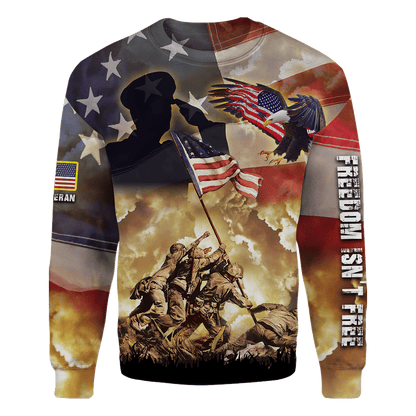 Freedom Is Not Free - US Veteran Polo Shirt , Gifts for veterans
