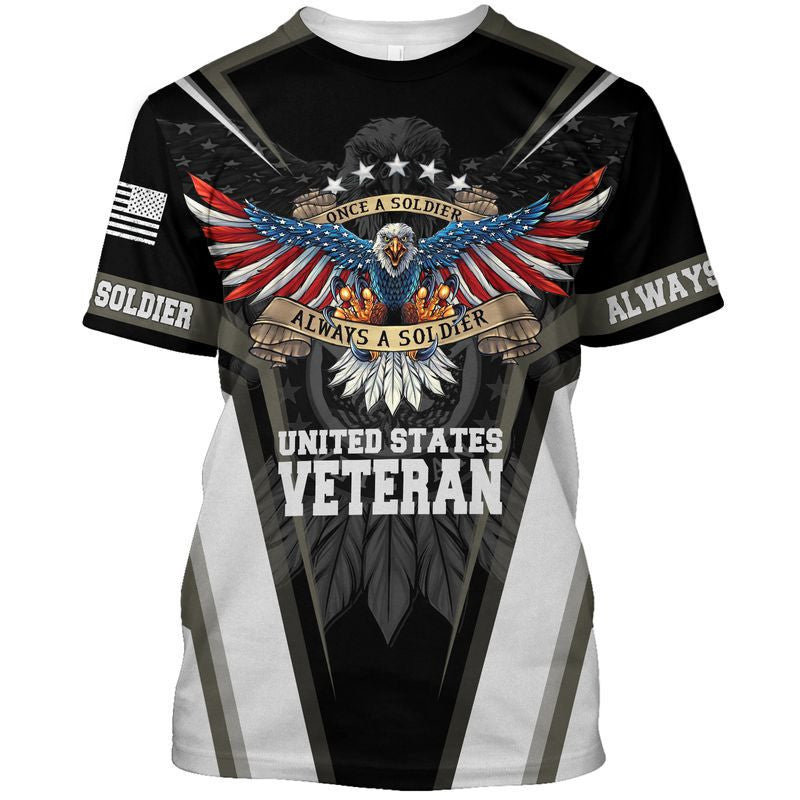 Once A Soldier Always A Soldier - Unisex Polo Shirt - Short , Gifts for veterans