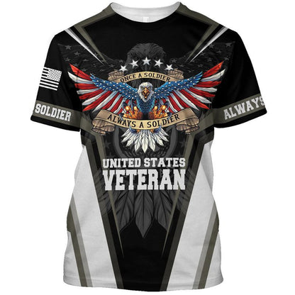 Once A Soldier Always A Soldier - Unisex Polo Shirt - Short , Gifts for veterans