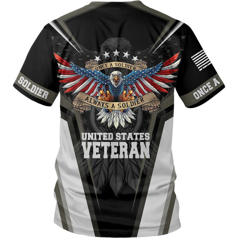 Once A Soldier Always A Soldier - Unisex Polo Shirt - Short , Gifts for veterans