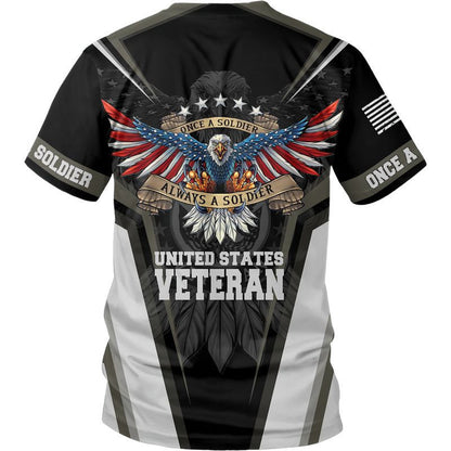 Once A Soldier Always A Soldier - Unisex Polo Shirt - Short , Gifts for veterans