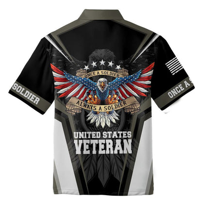 Once A Soldier Always A Soldier - Unisex Polo Shirt - Short , Gifts for veterans