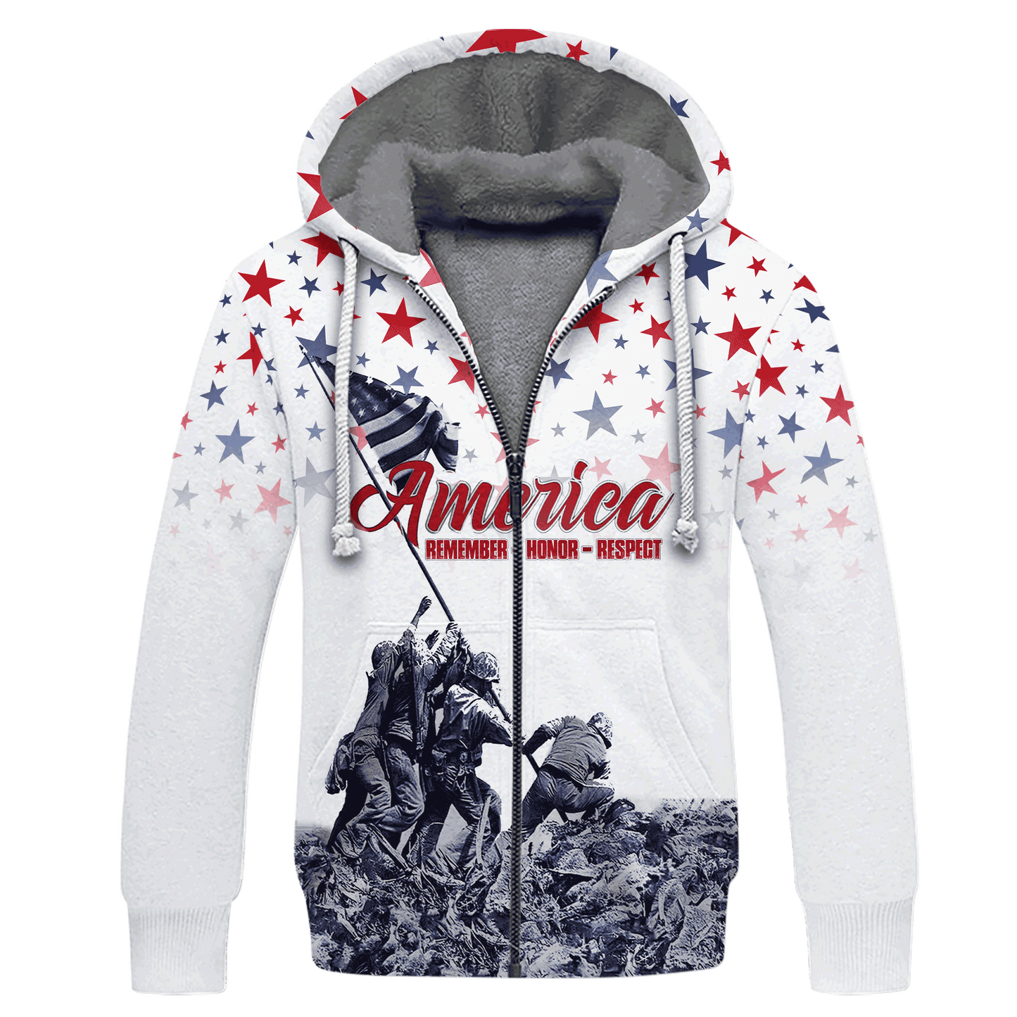 Remember - Honor - Respect - Memorial Day - Unisex Polo Shirt - Short , Gifts for veterans