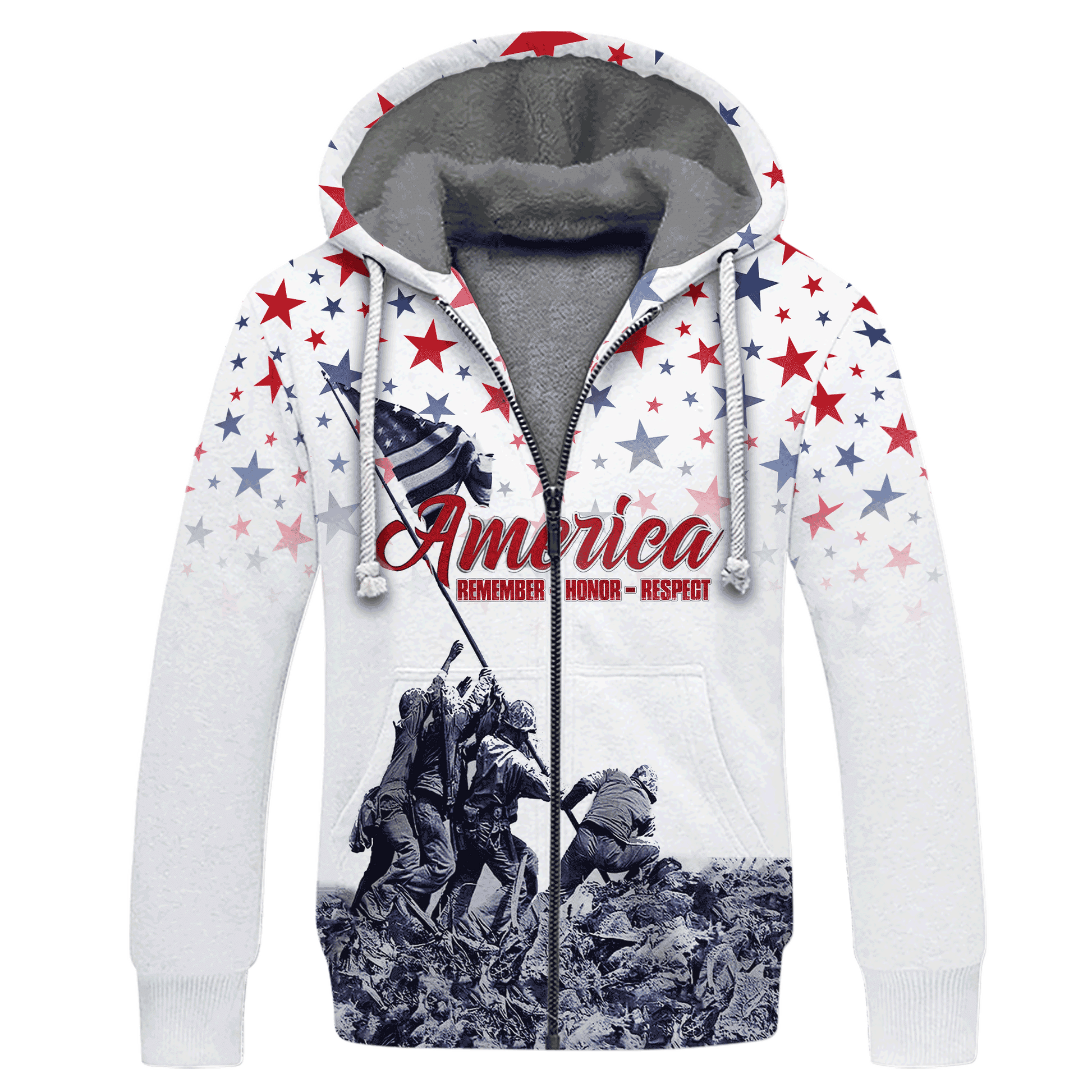 Remember - Honor - Respect - Memorial Day - Unisex Polo Shirt - Short , Gifts for veterans