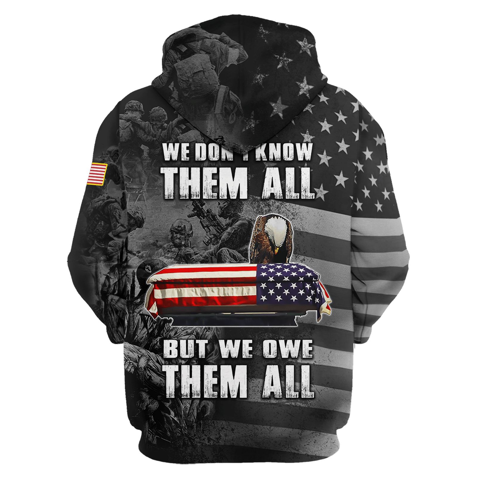 We Don't Know Them All - But We Owe Them All - Independence Day - Unisex Polo Shirt - Short , Gifts for veterans