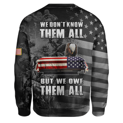 We Don't Know Them All - But We Owe Them All - Independence Day - Unisex Polo Shirt - Short , Gifts for veterans