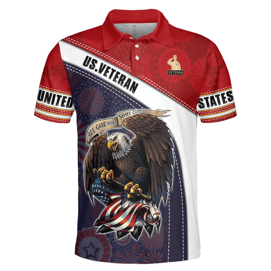 All Gave Some - Some Gave All - Independence Day - Unisex Polo Shirt - Short , Gifts for veterans