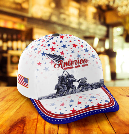 Remember - Honor - Respect - U.S Veteran Cap , Gifts for veterans