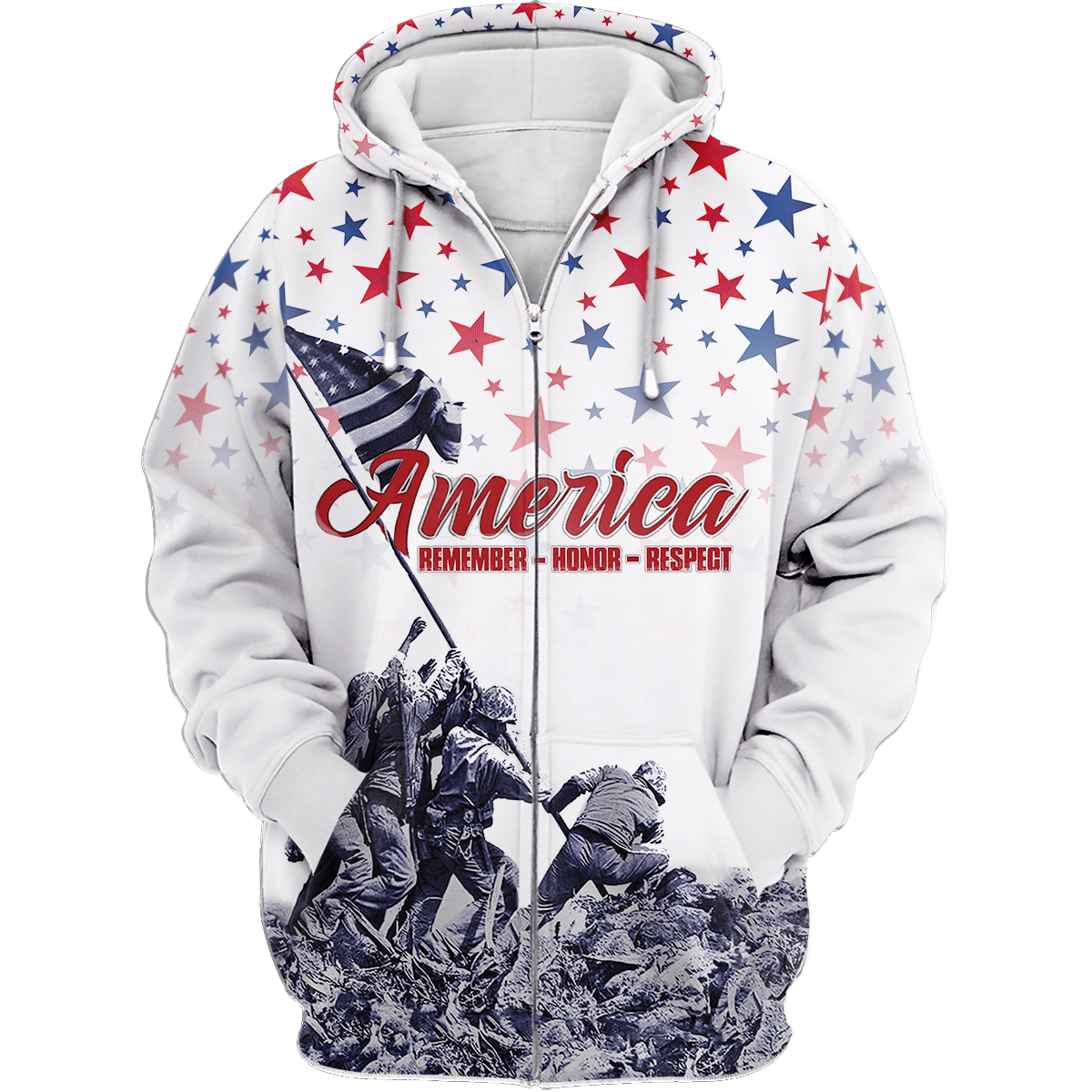 Independence Day - Unisex Hawaiian Shirt - Short , Gifts for veterans