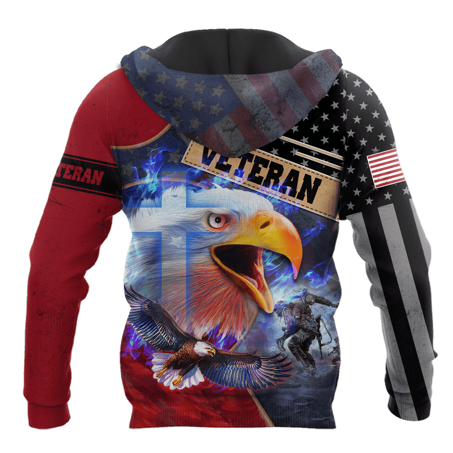 Eagle US Veteran 3D All Over Printed Unisex Shirts MH25072201 - VET , Gifts for veterans