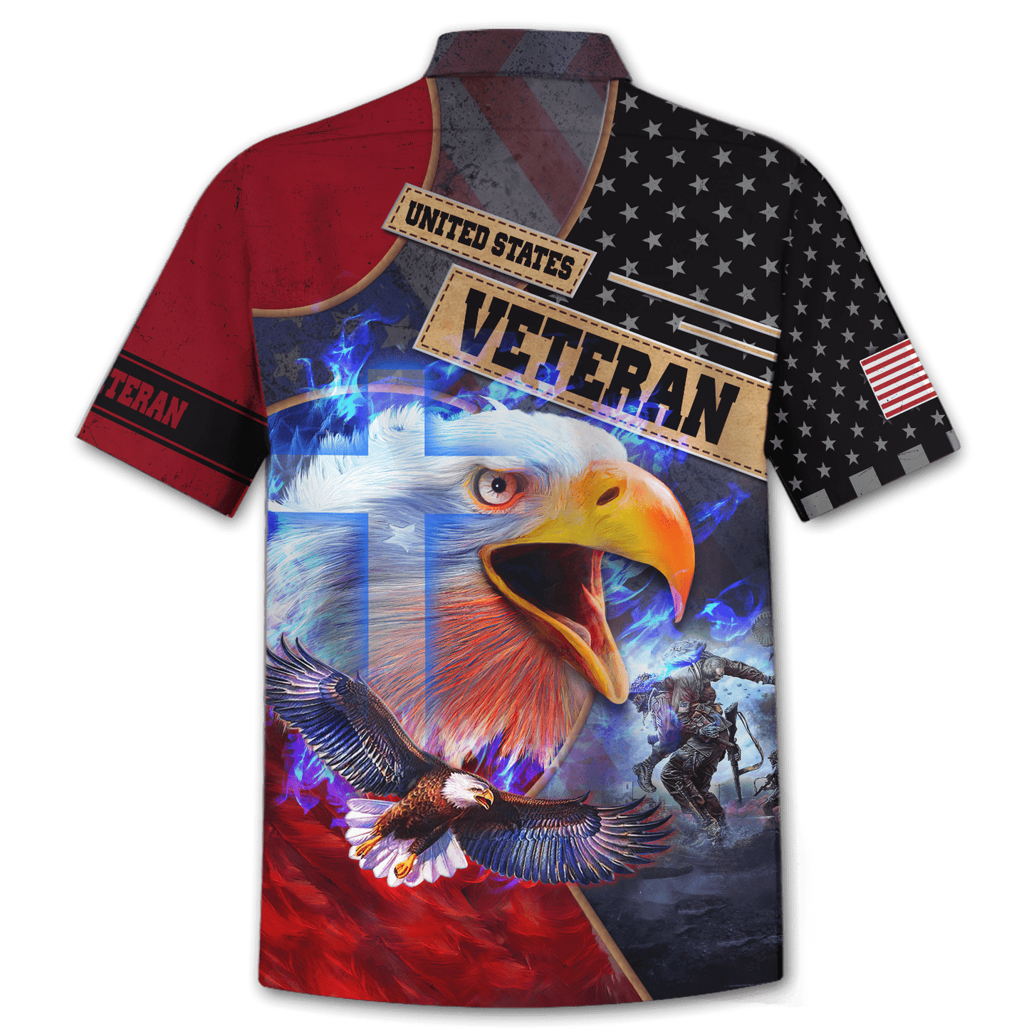 Eagle US Veteran 3D All Over Printed Unisex Shirts MH25072201 - VET , Gifts for veterans