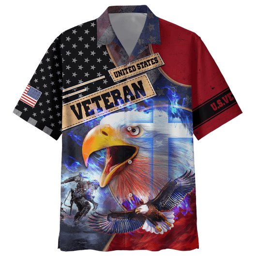 Eagle US Veteran 3D All Over Printed Unisex Shirts MH25072201 - VET , Gifts for veterans