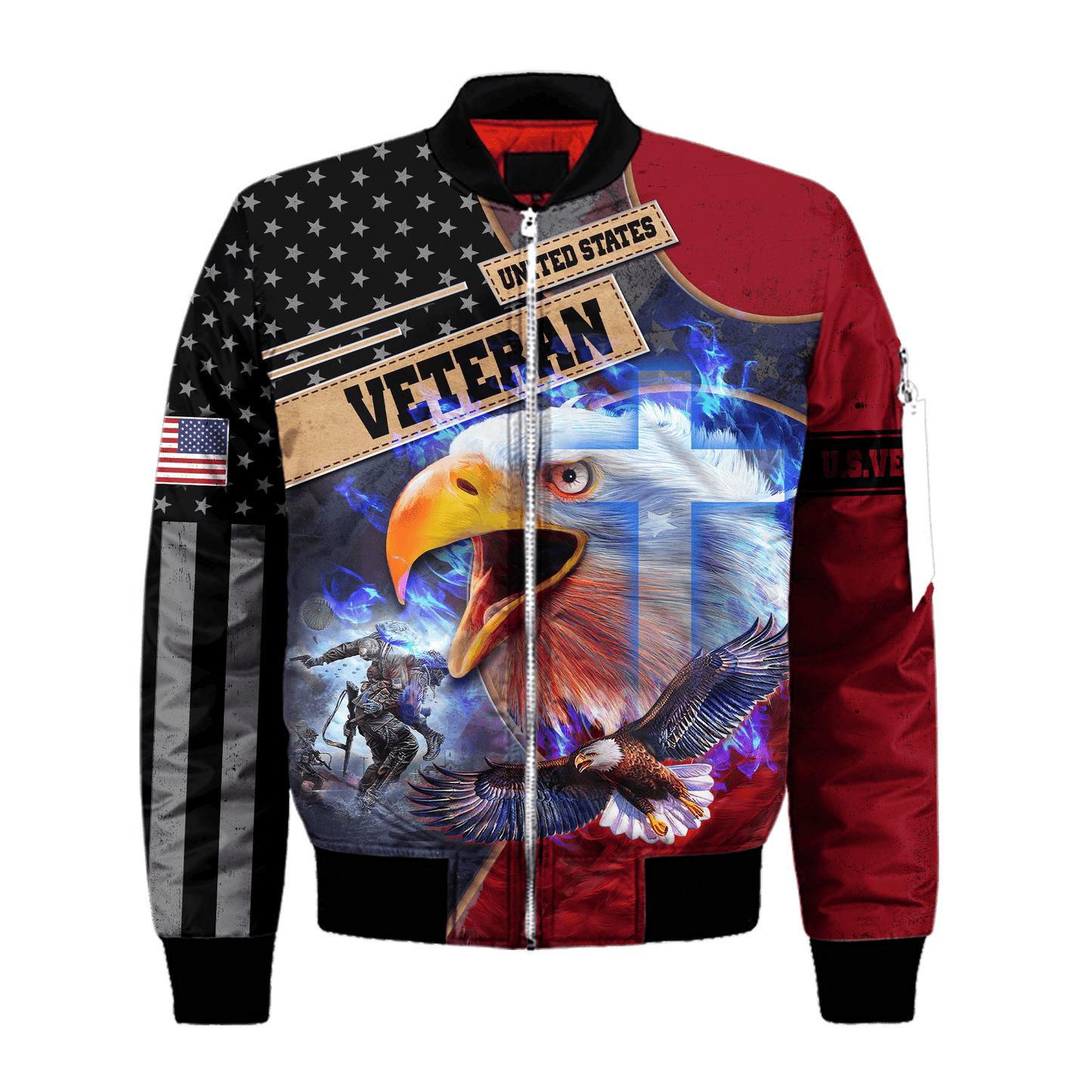 Eagle US Veteran 3D All Over Printed Unisex Shirts MH25072201 - VET , Gifts for veterans