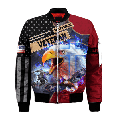 Eagle US Veteran 3D All Over Printed Unisex Shirts MH25072201 - VET , Gifts for veterans