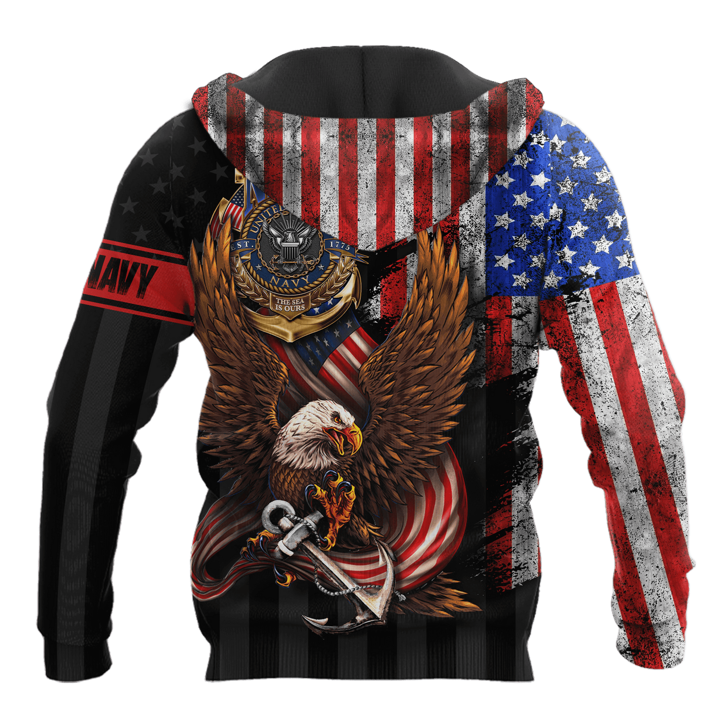Eagle US Navy 3D All Over Printed Unisex Shirts MH26072202- NA , Gifts for veterans