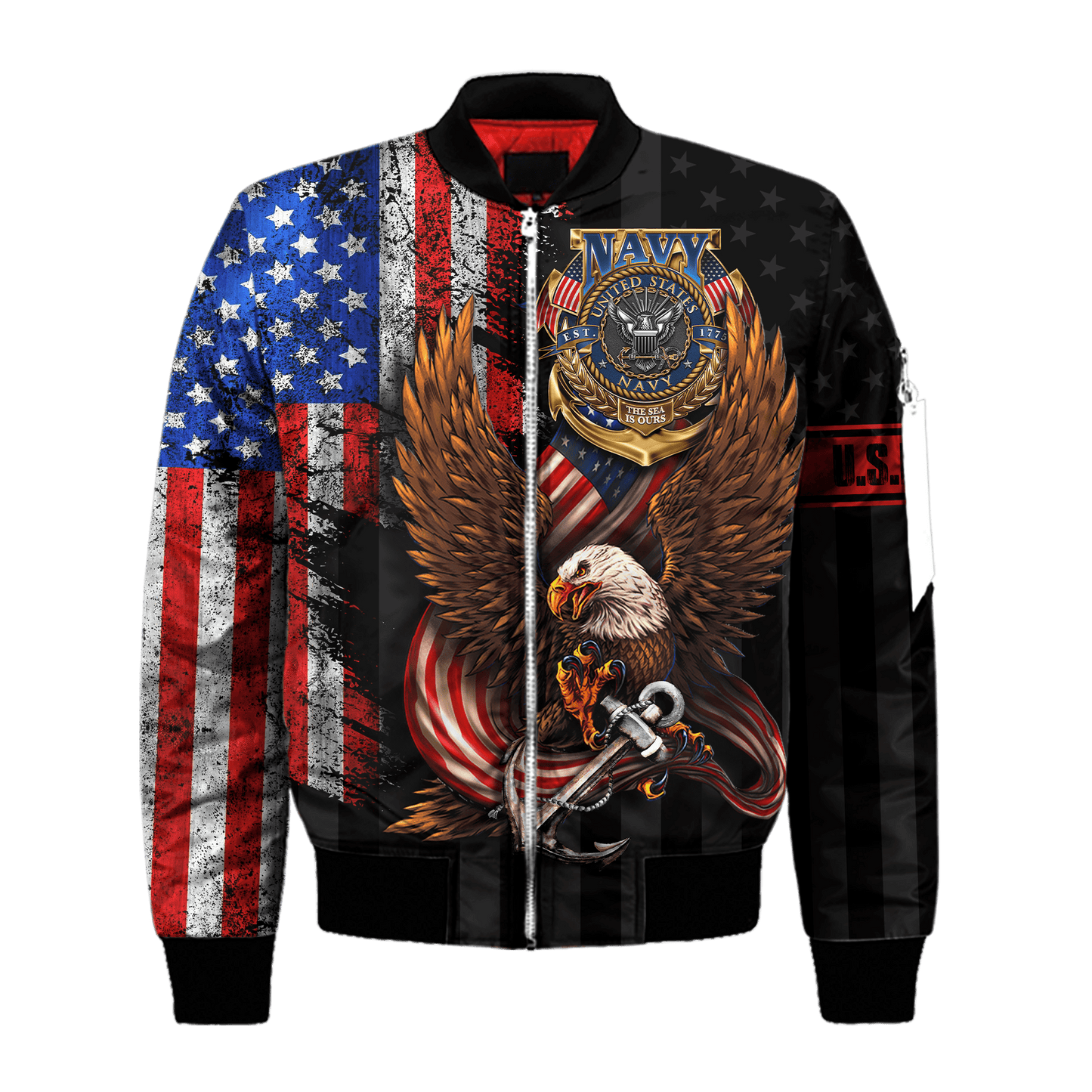 Eagle US Navy 3D All Over Printed Unisex Shirts MH26072202- NA , Gifts for veterans