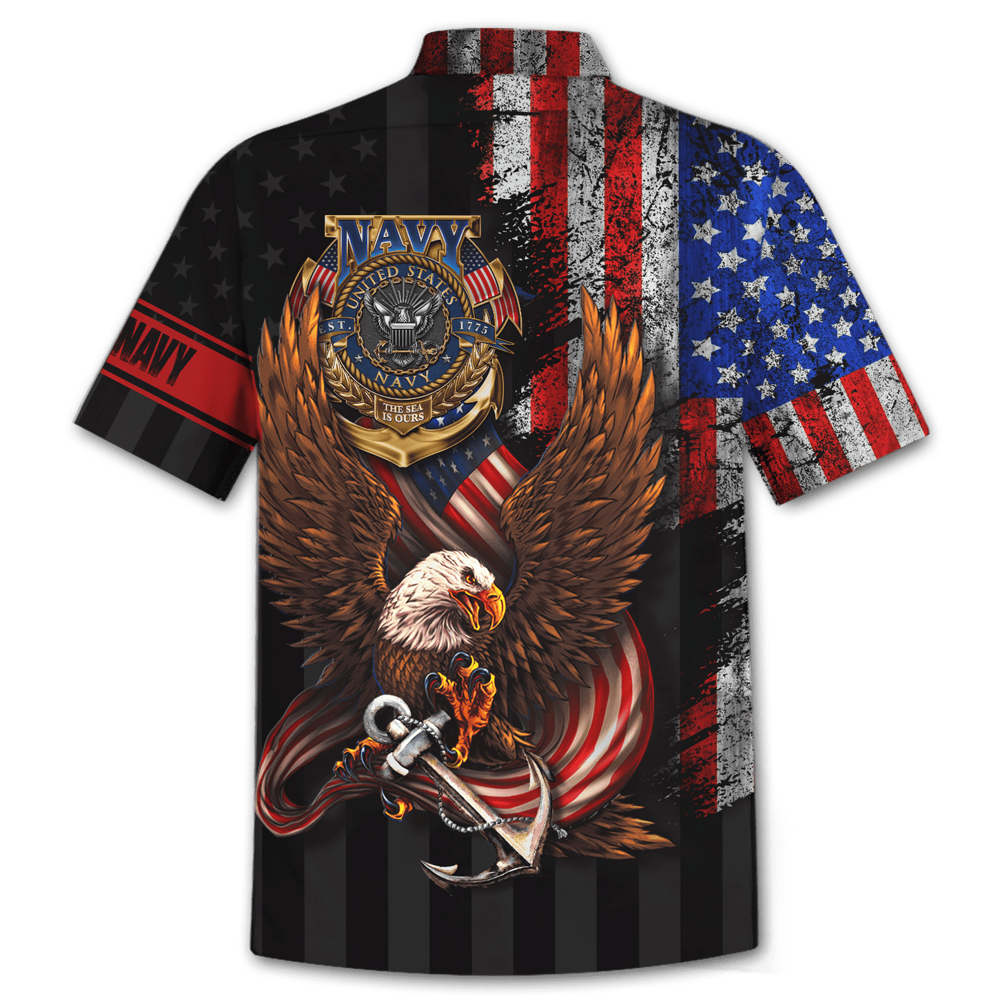 Eagle US Navy 3D All Over Printed Unisex Shirts MH26072202- NA , Gifts for veterans