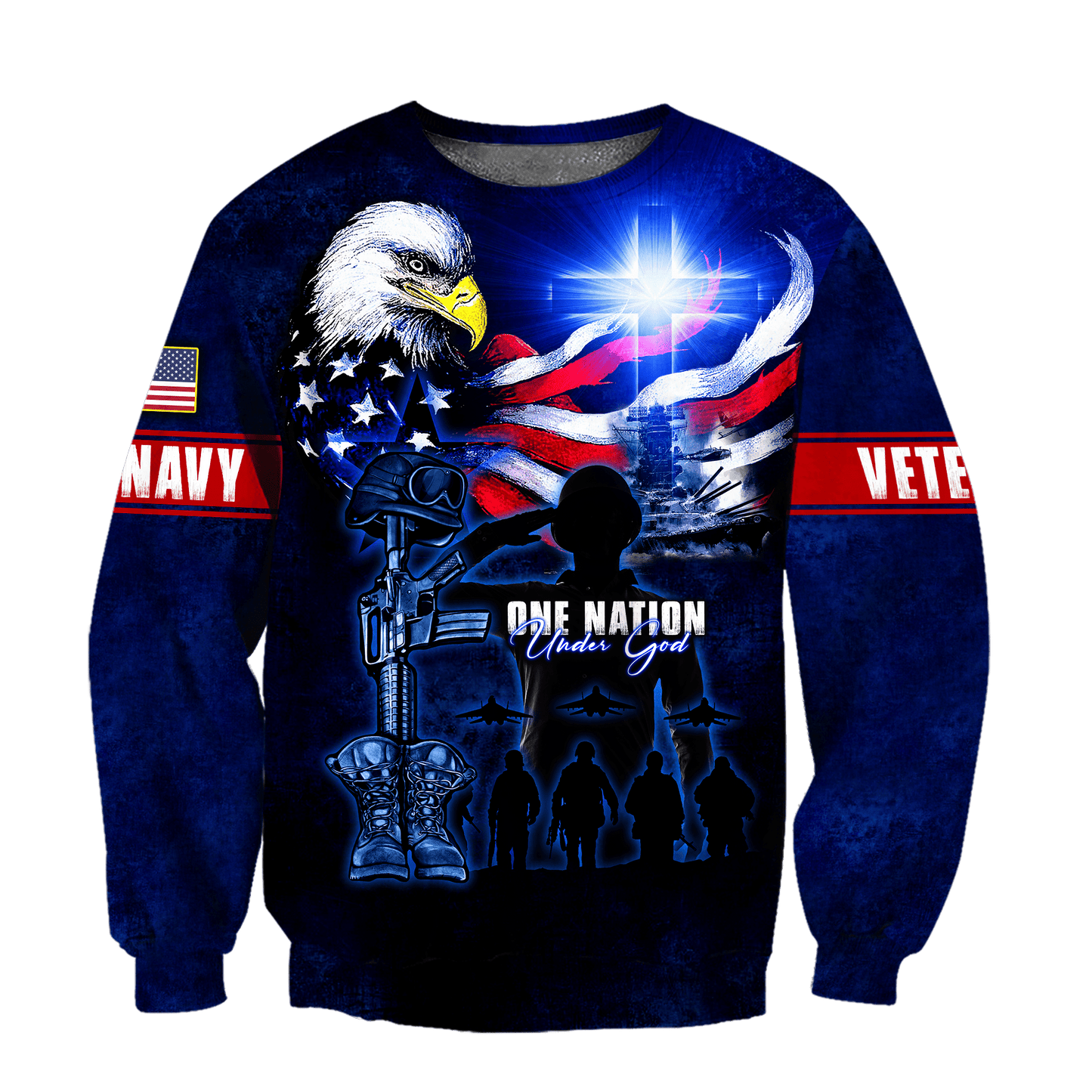Eagle US Navy 3D All Over Printed Unisex Shirts MH28072202 - NA , Gifts for veterans