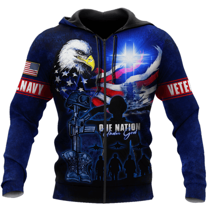 Eagle US Navy 3D All Over Printed Unisex Shirts MH28072202 - NA , Gifts for veterans