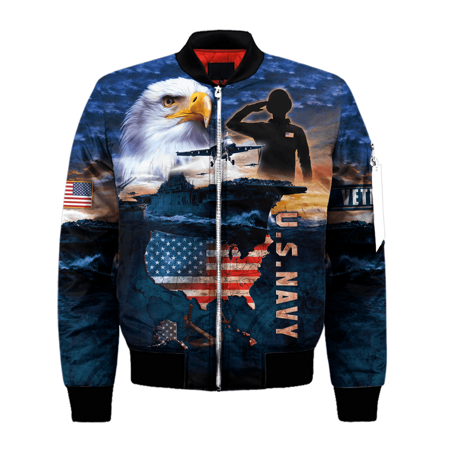 Eagle US Navy 3D All Over Printed Unisex Shirts MH29072201- NA , Gifts for veterans