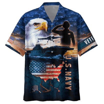 Eagle US Navy 3D All Over Printed Unisex Shirts MH29072201- NA , Gifts for veterans