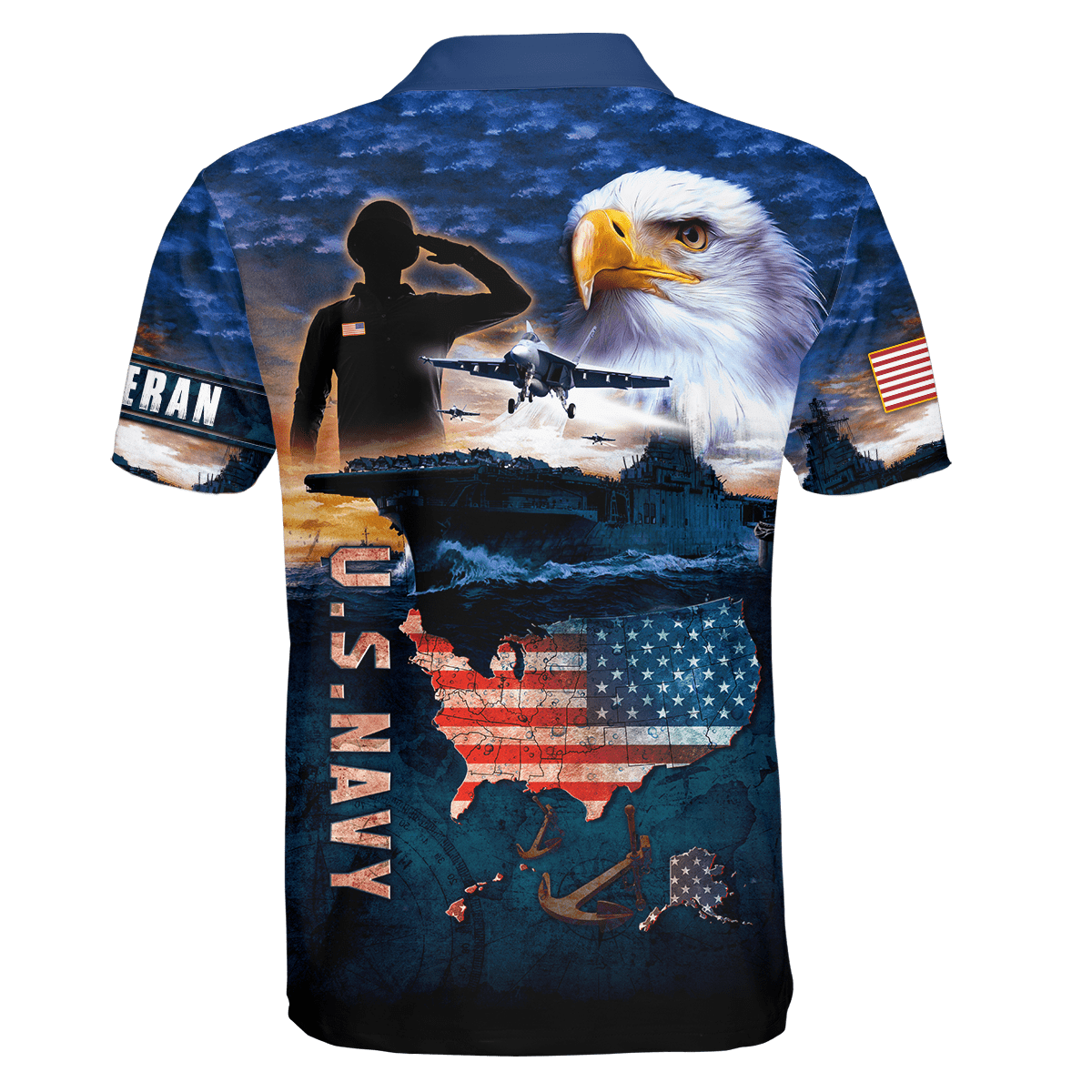 Eagle US Navy 3D All Over Printed Unisex Shirts MH29072201- NA , Gifts for veterans