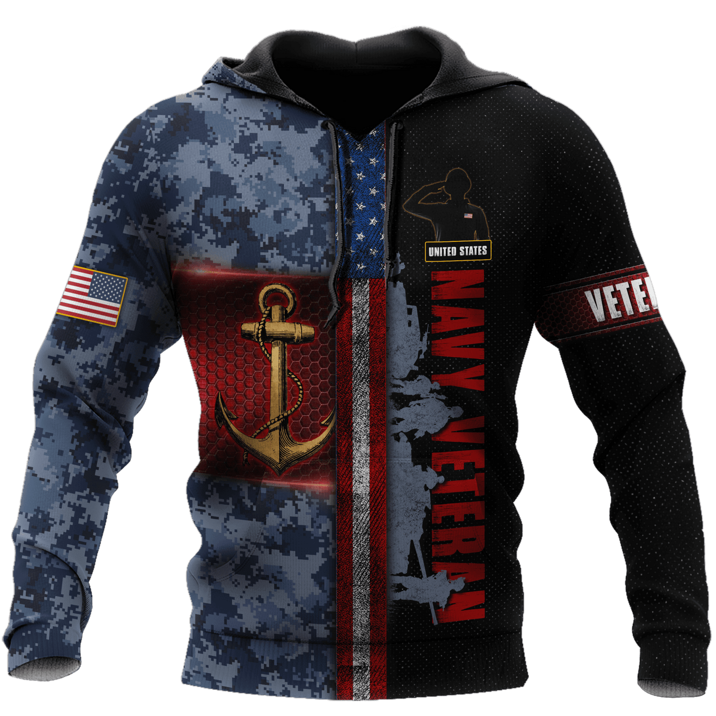Eagle US Navy 3D All Over Printed Unisex Shirts MH29072202- NA , Gifts for veterans