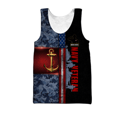 Eagle US Navy 3D All Over Printed Unisex Shirts MH29072202- NA , Gifts for veterans