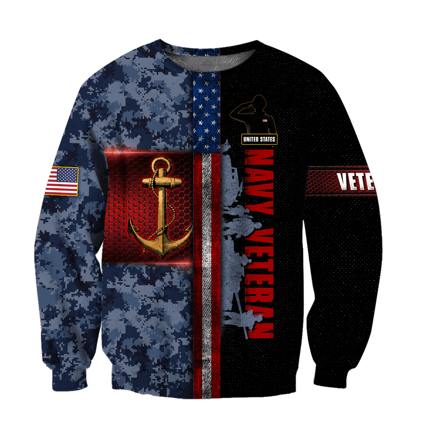 Eagle US Navy 3D All Over Printed Unisex Shirts MH29072202- NA , Gifts for veterans