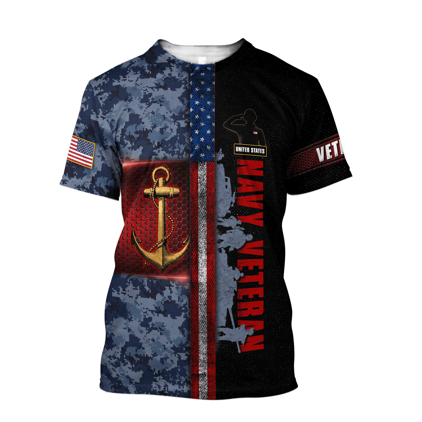 Eagle US Navy 3D All Over Printed Unisex Shirts MH29072202- NA , Gifts for veterans
