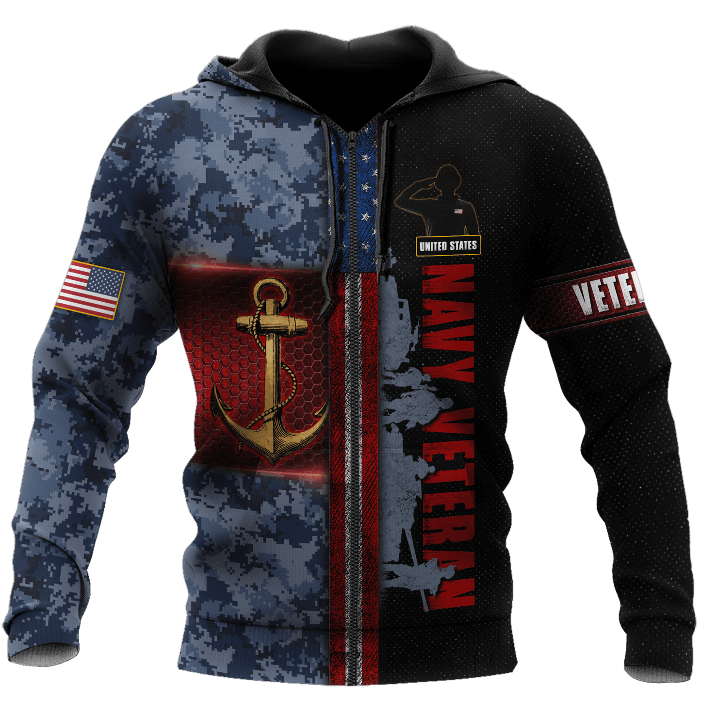 Eagle US Navy 3D All Over Printed Unisex Shirts MH29072202- NA , Gifts for veterans