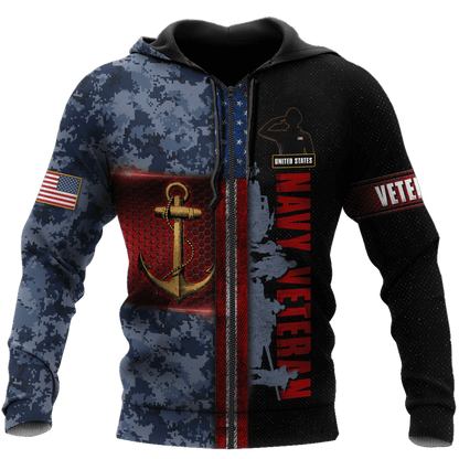 Eagle US Navy 3D All Over Printed Unisex Shirts MH29072202- NA , Gifts for veterans