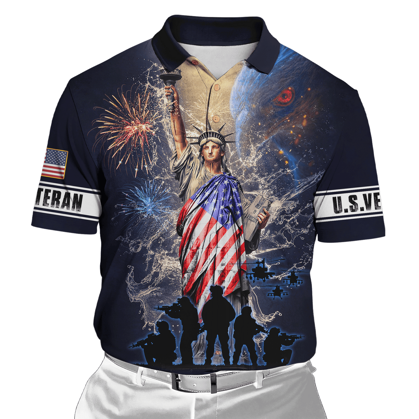 Eagle US Veteran 3D All Over Printed Unisex Shirts MH29072203 - VET , Gifts for veterans