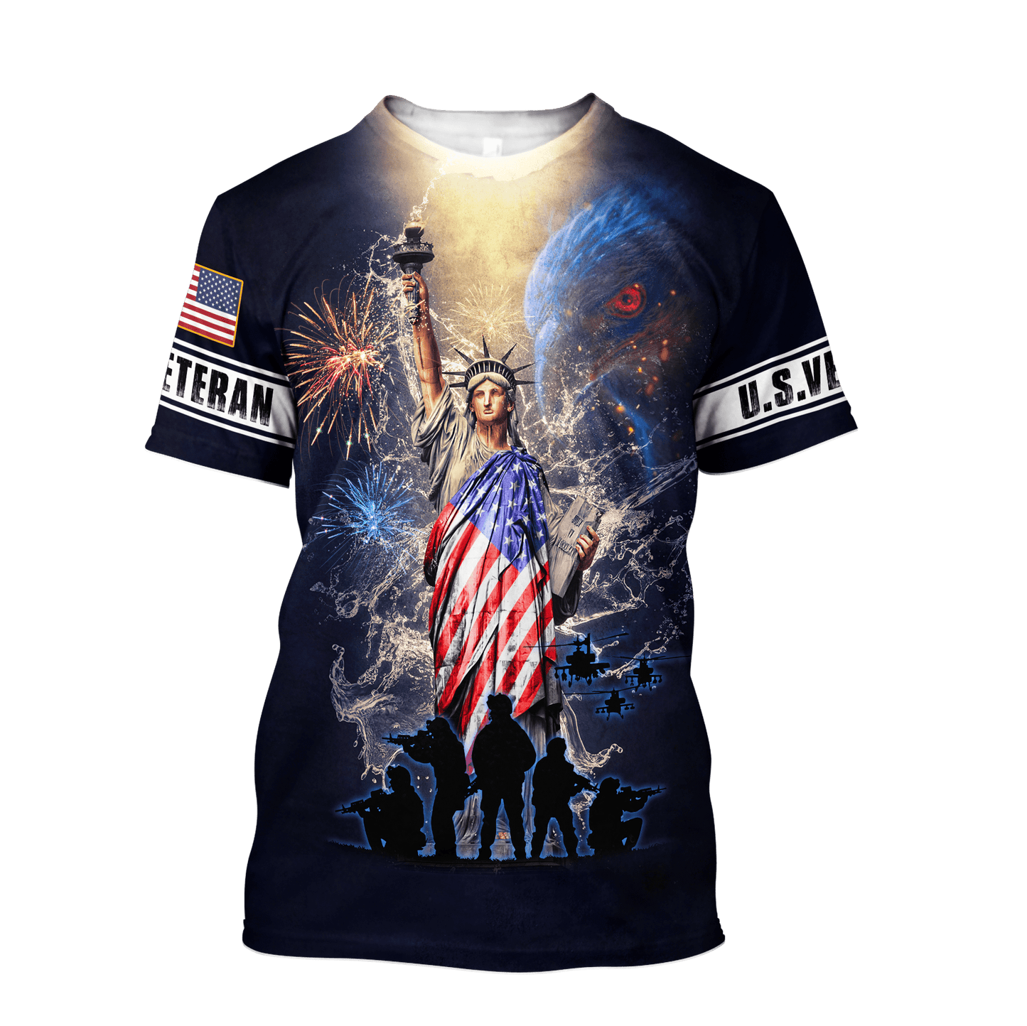 Eagle US Veteran 3D All Over Printed Unisex Shirts MH29072203 - VET , Gifts for veterans