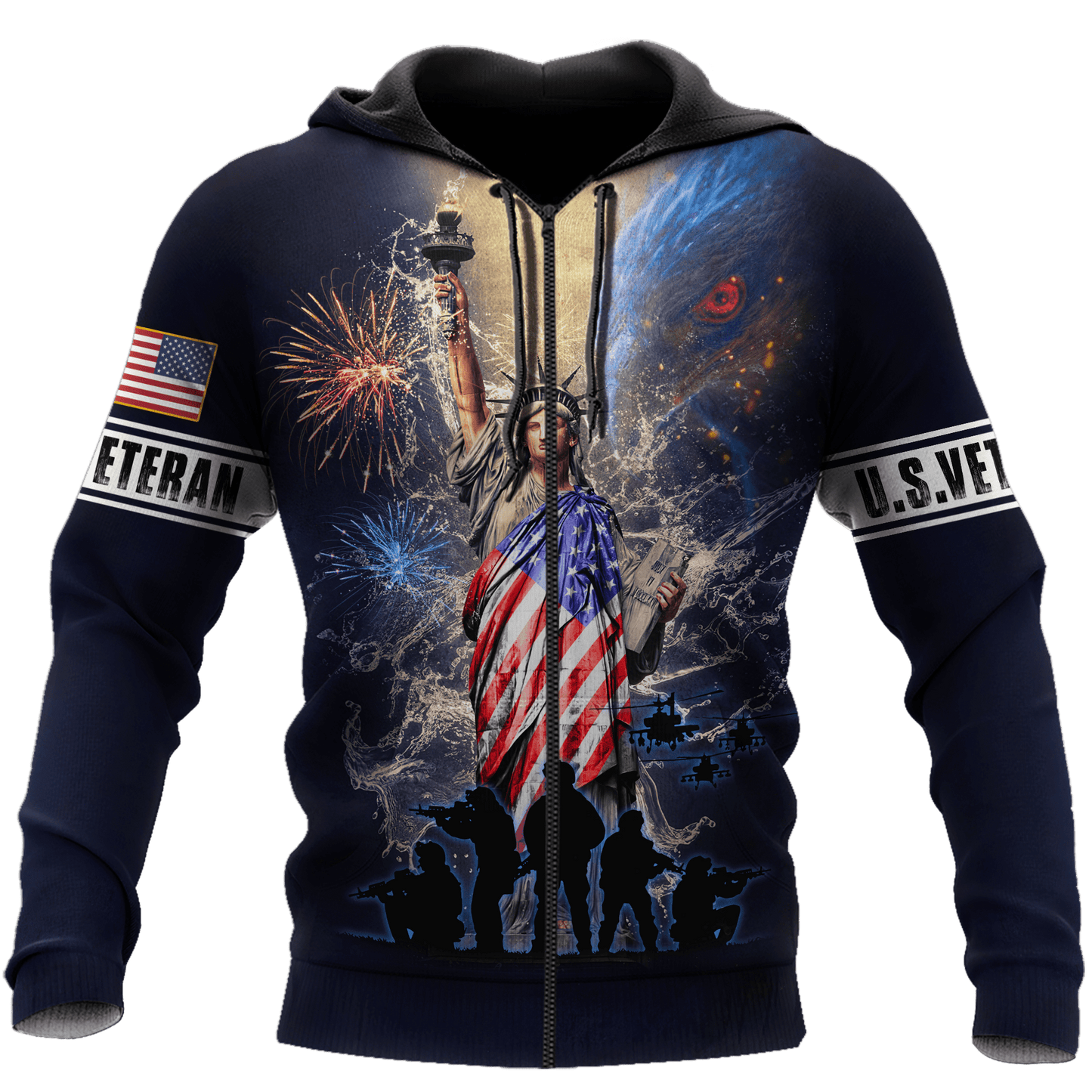 Eagle US Veteran 3D All Over Printed Unisex Shirts MH29072203 - VET , Gifts for veterans