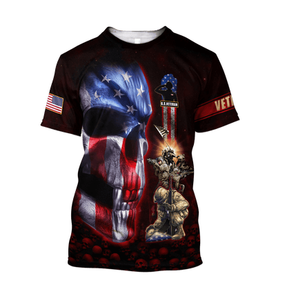 Eagle US Veteran 3D All Over Printed Unisex Shirts MH30072201 - VET , Gifts for veterans