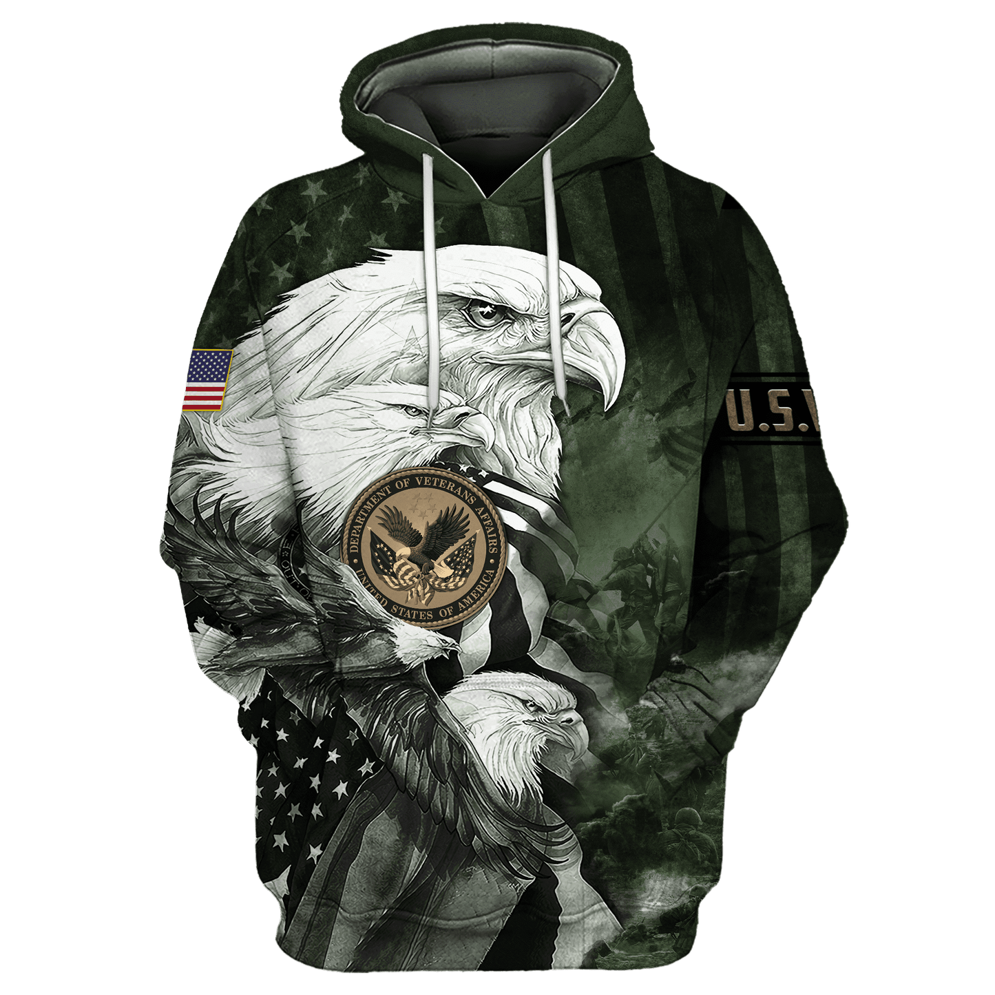 All Over Printed U.S Veteran Unisex Shirts MON25072201-VET , Gifts for veterans