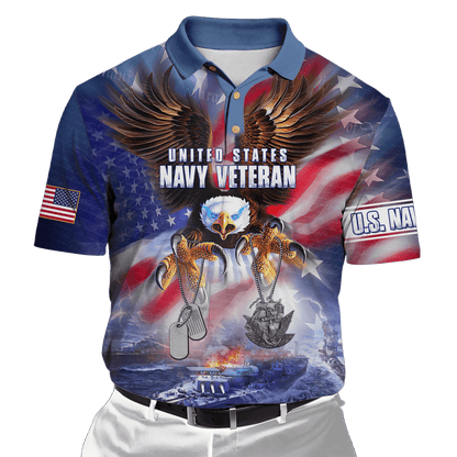 All Over Printed U.S Navy Veteran Unisex Shirts MON26072201- NA , Gifts for veterans