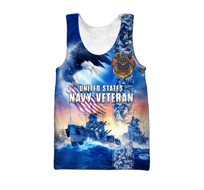 All Over Printed U.S Navy Veteran Unisex Shirts MON26072202- NA , Gifts for veterans