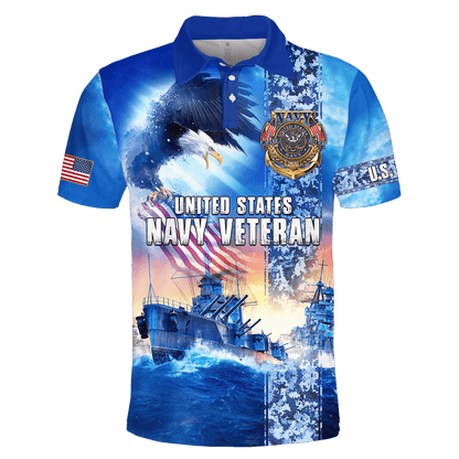 All Over Printed U.S Navy Veteran Unisex Shirts MON26072202- NA , Gifts for veterans