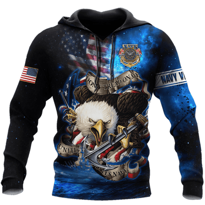 All Over Printed U.S Navy Veteran Unisex Shirts MON27072201- NA , Gifts for veterans